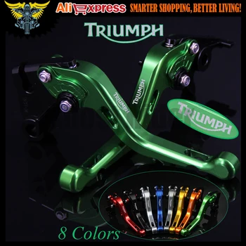 

8 Colors For Triumph TIGER 800 XC/XCX/XR/XRX 2015 2016 Green CNC Aluminum 2 finger Short Motorcycle Brake Clutch Levers