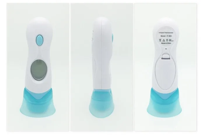 Ушной налобный термометр цифровой диагностический инструмент инфракрасный термометр тела Температура для детей-подростков 3-Цвет Подсветка по уходу за ребенком