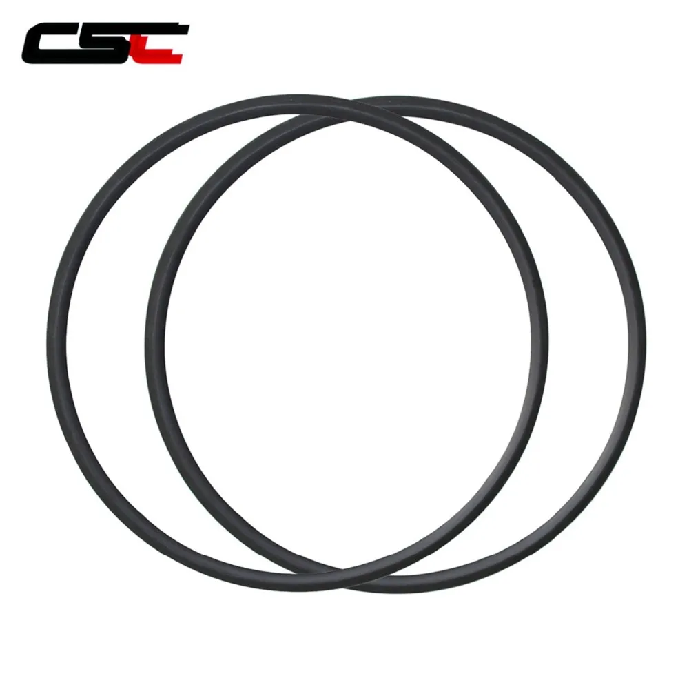 700C CSC Carbon Bike Rim 24/38/50/60/88mm Depth Profile Tubular or Clincher Bicycle Rim