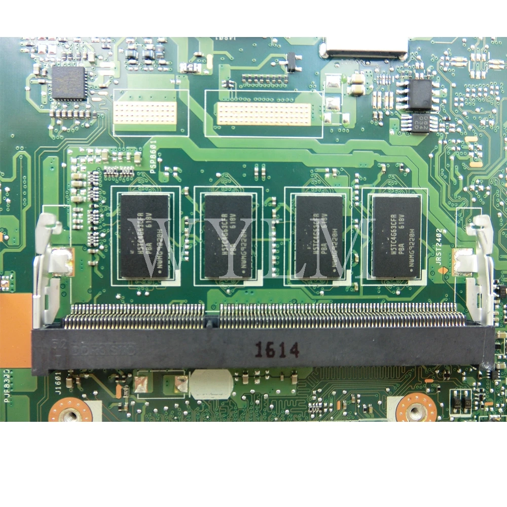  X556UA/X556UJ I3-6100CPU With 4GB DDR3L memory mainboard For ASUS X556UA X556UJ X556U X556UB laptop
