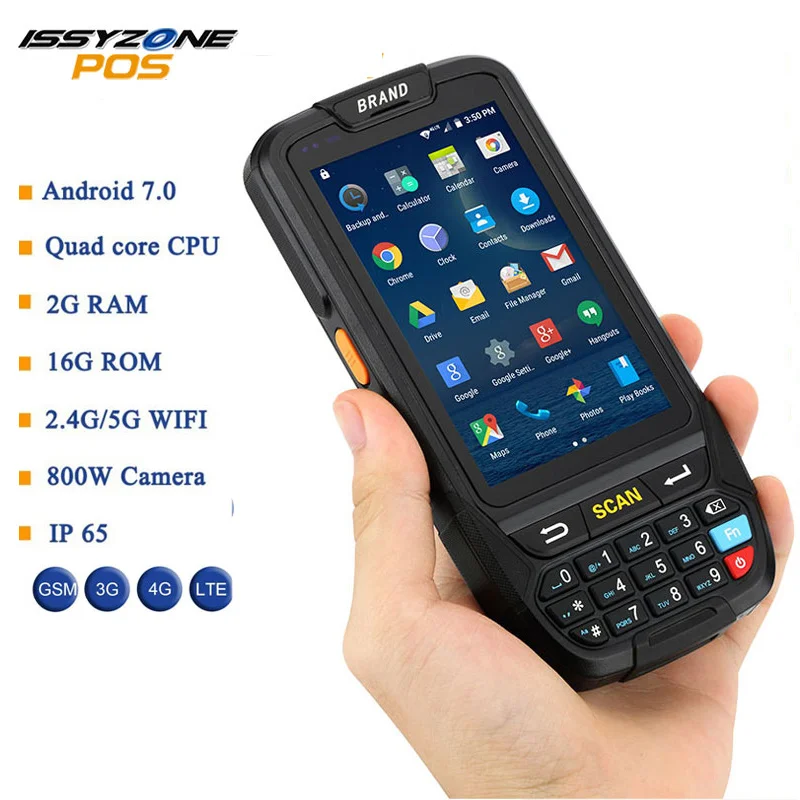 IssyzonePOS PDA Android Wireless Barcode Scanner Industrial Rugged Handheld Data Collector Terminal 1D 2D Laser Barcode Reader IssyzonePOS PDA Android Wireless Barcode Scanner Industrial Rugged Handheld Data Collector Terminal 1D 2D Laser Barcode Reader