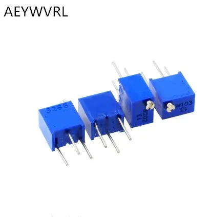 Триммерный потенциометр 3266W 1K 2K 5K 10K 20K 50K 100K 200K 500K 1M 100R 200R 500R ohm Топ регулируемый