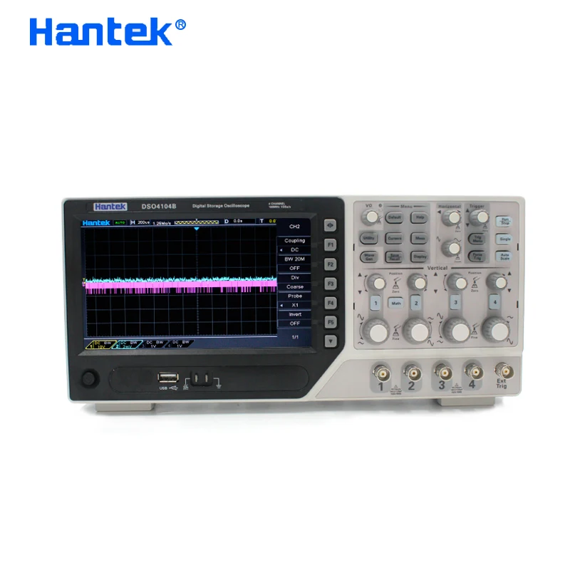 Осциллограф цифровой Hantek DSO4104B 100 МГц 4 канала|storage oscilloscope|oscilloscope usbdigital storage oscilloscope |