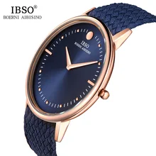 IBSO New 7.5MM Ultra-thin Mens Watches 2019 Blue and Black Nylon Braided Strap Quartz Wristwatch Casual Fashion Watch Men Clock IBSO New 7.5MM Ultra-thin Mens Watches 2019 Blue and Black Nylon Braided Strap Quartz Wristwatch Casual Fashion Watch Men Clock
