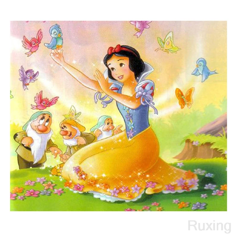 

Diamond Painting Full Square/Round Cartoon Animated dwarf Daimond Painting Embroidery Cross Stitch 5D DIY