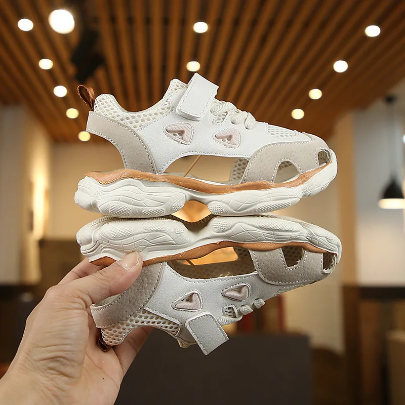 AFDSWG детская летняя сетчатая обувь Сандали для девочек boys sandals сандали на малышей Кросовки босоножки обувь для пляжа