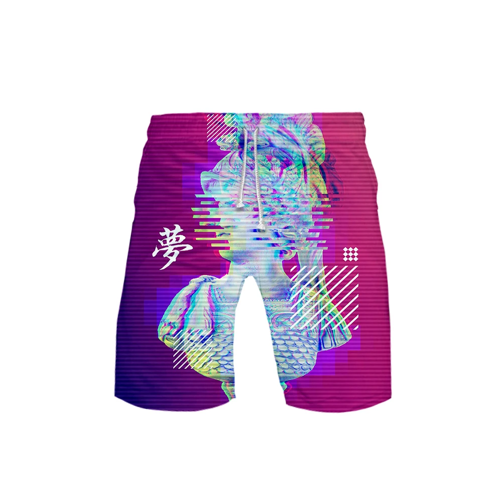 vaporwave swim trunks