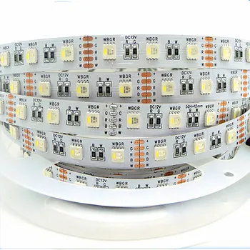 

5M 5050 4-in-1 LED RGBW RGB+Warm Cool White LED Strip 60LED/M Mix-Color 12V non-waterproof