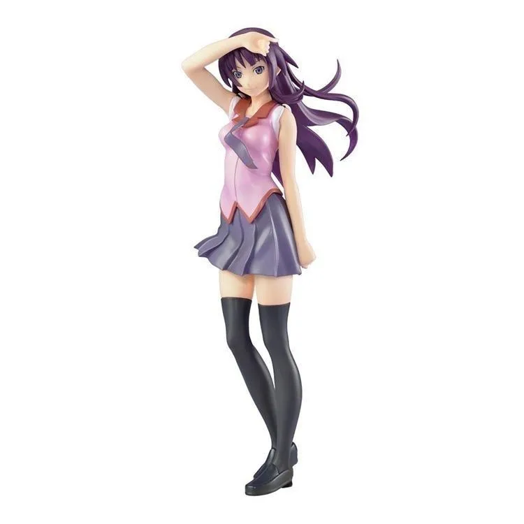 

20cm Original Anime Figure PVC Senjougahara Hitagi Model Toy Dolls Gifts
