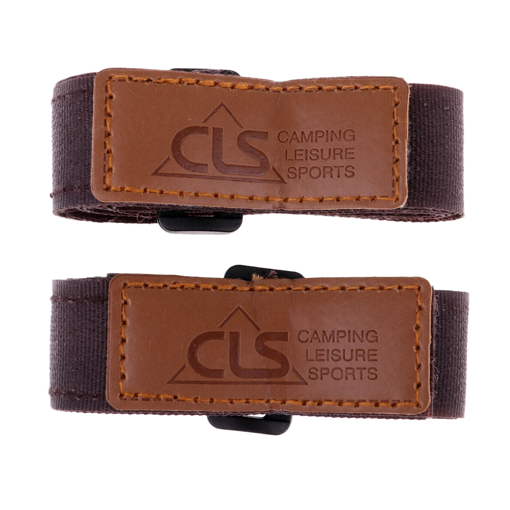 2 Pieces Adjustable Travel Luggage Straps Suitcase Security Buckle Belt Rope for Camping Hiking Backpacks Tents Sleeping Bag
