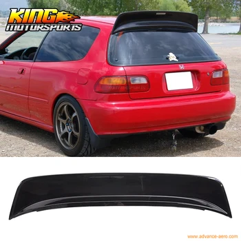 

Fit For 92-95 Civic EG 3Dr Hatchback ABS BYS Highkick Painted Glossy Black Roof Spoiler