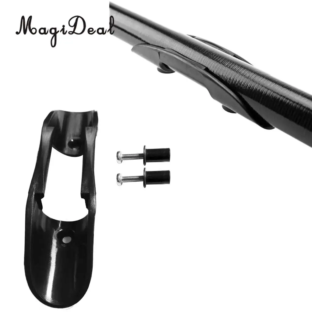 MagiDeal Kayak Durable Black Nylon Paddle Holder Clip Kayak Hardware