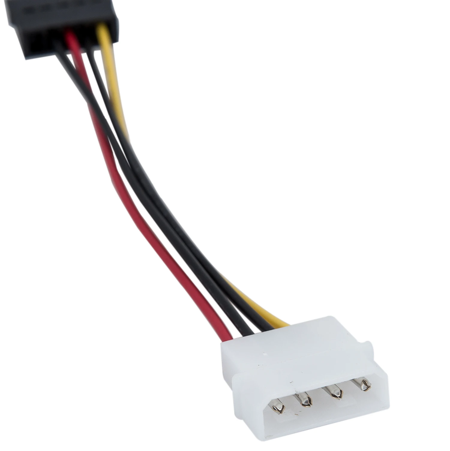 WSFS Горячая Распродажа Новый 6 дюймов 4pin мужской Molex ~ SATA 24pin Женский адаптер