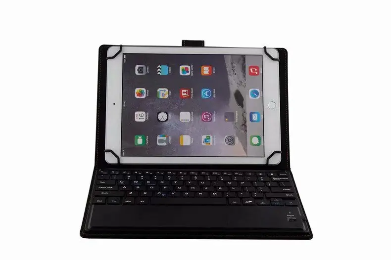 Support de clavier en cuir pu, étui pour clavier sans fil avec stylo, pour tablette PC 2017 Acer Iconia One 10 