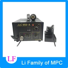 Новая паяльная станция Gordak 270 в 952 Вт+ Тепловая пушка горячего воздуха 2 в 1 SMD BGA паяльная станция 6 шт