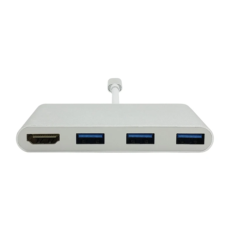 USB C Type C to HDMI USB3.0 Hub Adapter Cable USB-C Type-C to HDMI Converter 1080P High Speed For Macbook Chromebook Pixel (4)