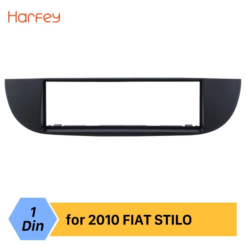 

Harfey Single 1Din Installation Dashboard For 2007 FIAT 500 Dash Cover Trim Mount Kit Refitting Adapter Audio DVD Player Bezel