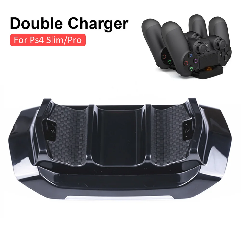 

Controller Double Handle Wireless Chargers Dual USB Charging Dock Station Stand For Playstation 4 PS4 Slim/Pro