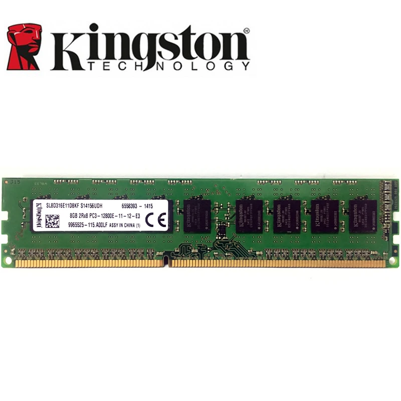 

Kingston 8GB 4GB ECC DDR3 PC3 12800E 14900E 1600MHZ 1333Mhz 10600E 14900Mhz Server desktop Memory 240pin 8G DIMM RAM 2X8G=16GB