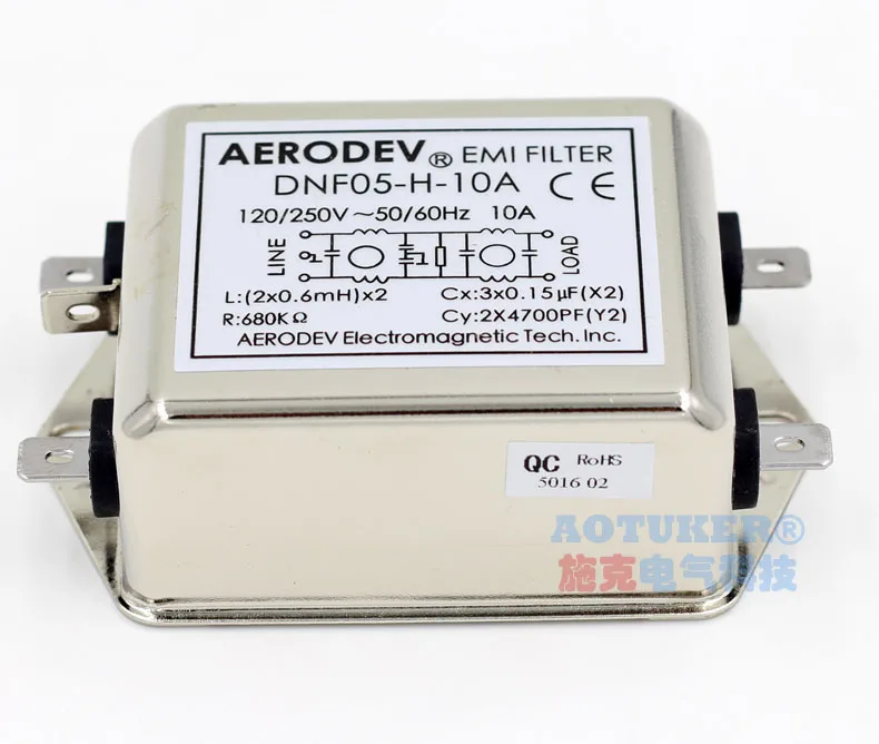 

EMI power filter DNF05-H-10A single-phase dual-filter