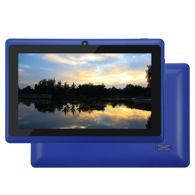 

Yuntab Q88 Android 4.4 7inch Allwinner A33 Quad Core 512MB/ 8GB Tablet Plate HD Screen Dual camera2500mAh (Blue)