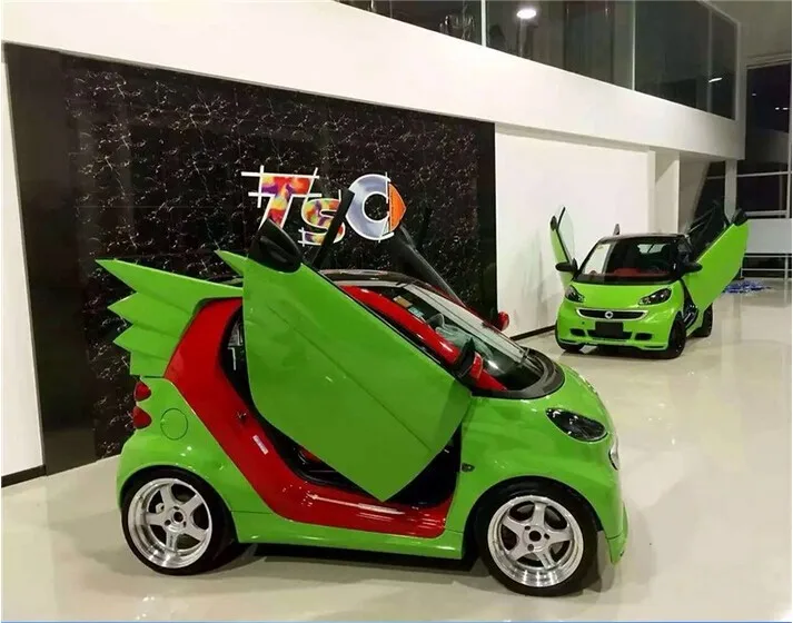 1 пара праймер задний багажник спойлер AERO крыло спойлер для Smart Fortwo 2008 2009 2010 2011 2012 2013 от EMS