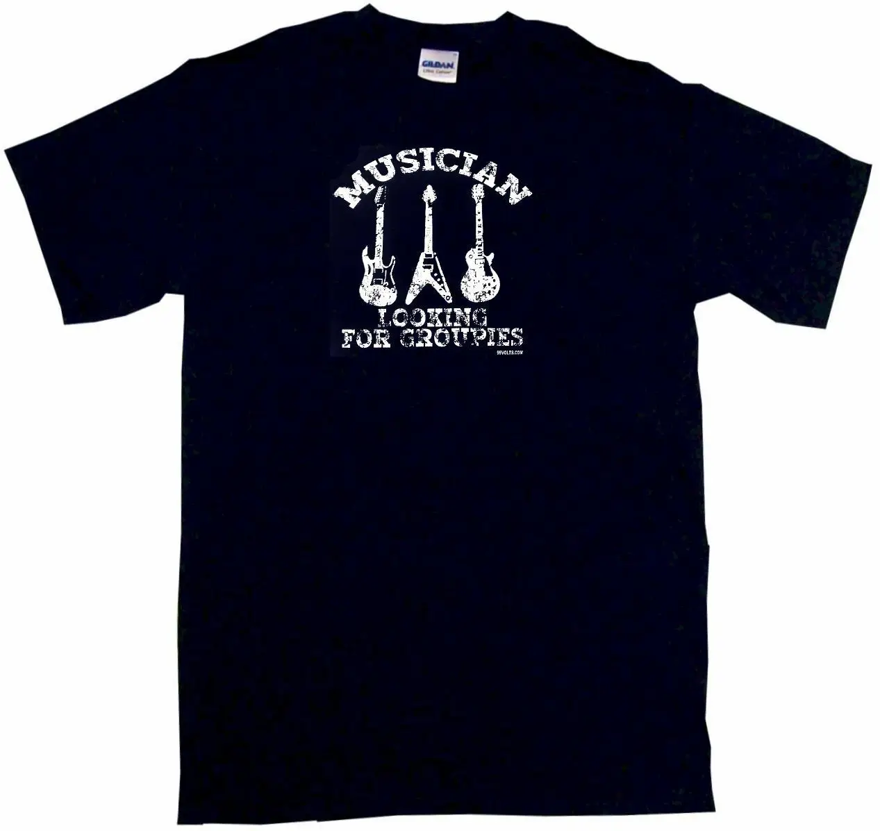 Musician Looking Groupies Guitar Distressed style Мужская футболка s Small-6XL новая модная брендовая