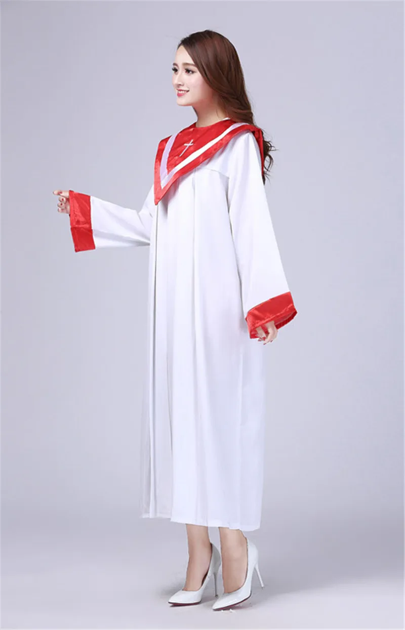 Для женщин христианской церкви хор костюм свадебные гимн святые одежды монахиня Костюм Кристиан петь платье греческие класса Услуги наряд