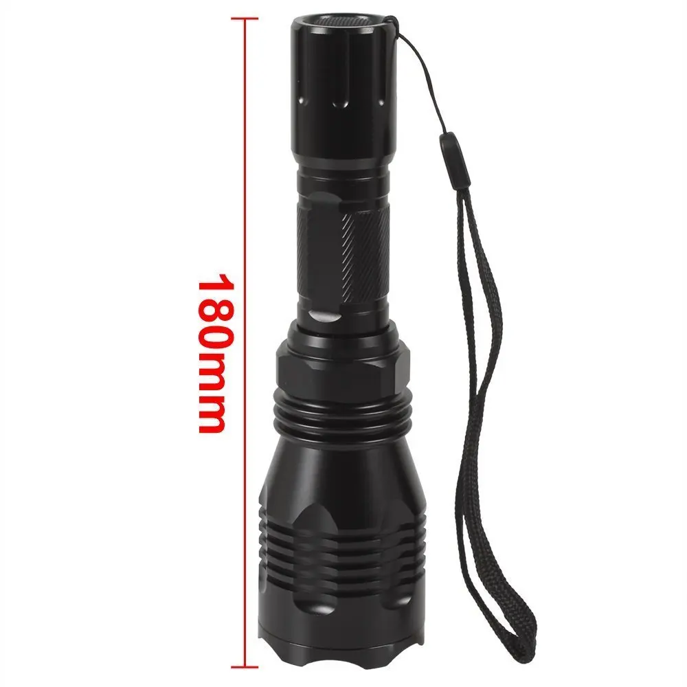 UniqueFire HS 802 300LM фонарик 1 Режим Красный/зеленый свет 250 ярд дальний факел +