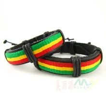 Новое поступление ямайский браслет регги, Боб Марли стиль модный браслет, аксессуары в стиле хип-хоп 50 шт