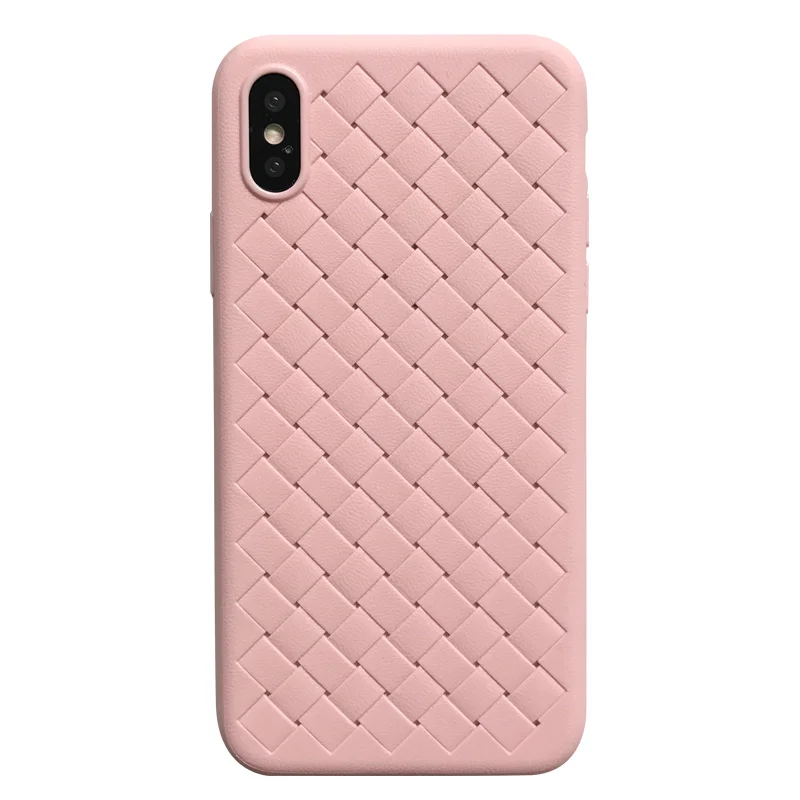 For-iphone-X-6-6s-6plus-7-7Plus-8-8Plus-Ultra-thin-Grid-Weave-pattern-phone (4)