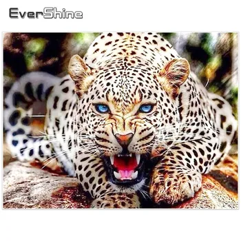 

EverShine 5D DIY Diamond Mosaic Tiger Diamond Painting Full Square Animals Pictures Of Rhinestones Diamond Embroidery Sale