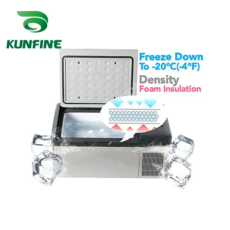 KUNFINE DC 12V24V 110-240V AC Car Refrigerator Multi-Function Fridge Compressor Vehicel Protable Refrigerator Freezer Cooler C15 (5)