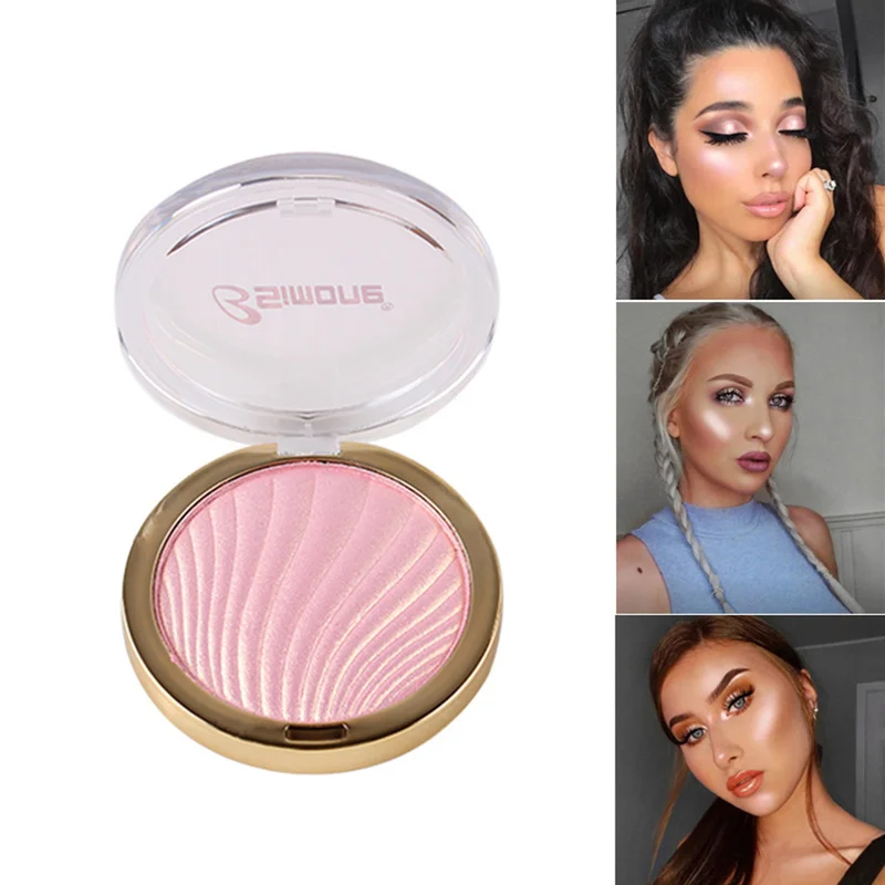 

Makeup Highlighter Powder Palette Illuminator Brighten Shimmer Contour Highlight Baked Bronzer Powder Make Up TSLM1