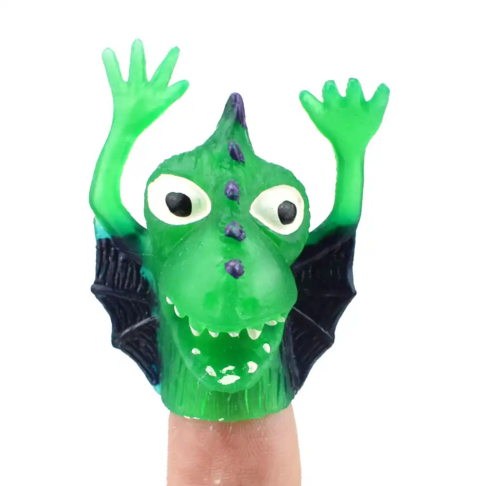 plastic monster finger puppets