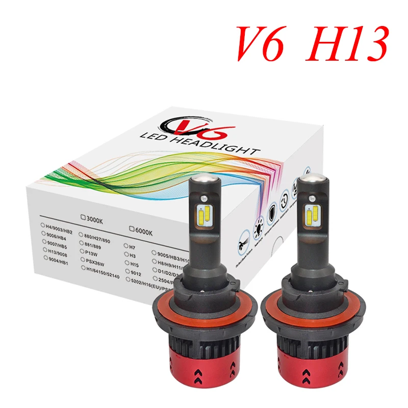 Vente Phare de voiture Ampoule 12 v 60 W H13 LED Projecteur Automobile Brouillard lampe H1 H11 H4 H7 H13 9006 Mini type de conduite auxiliaire de Voiture lumières