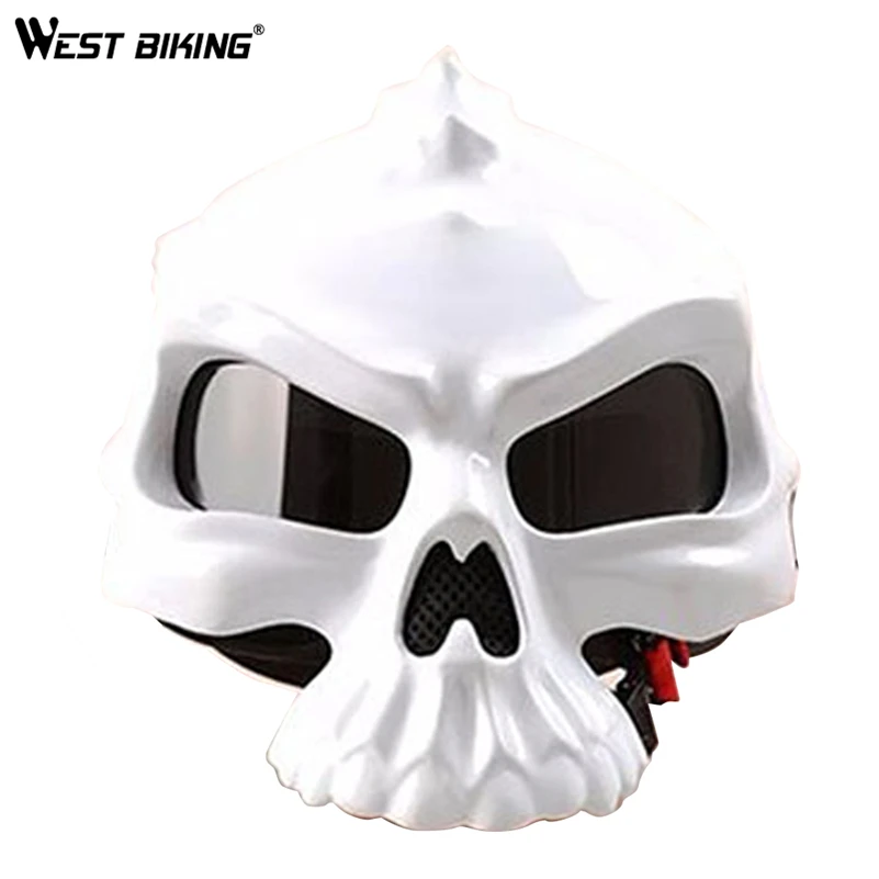 WEST BIKING Bike Helmet Wear-Resistant Lightweight Skeleton With Lens Road Bike Bicycle Helmet Casco Ciclismo MTB Cycling Helmet