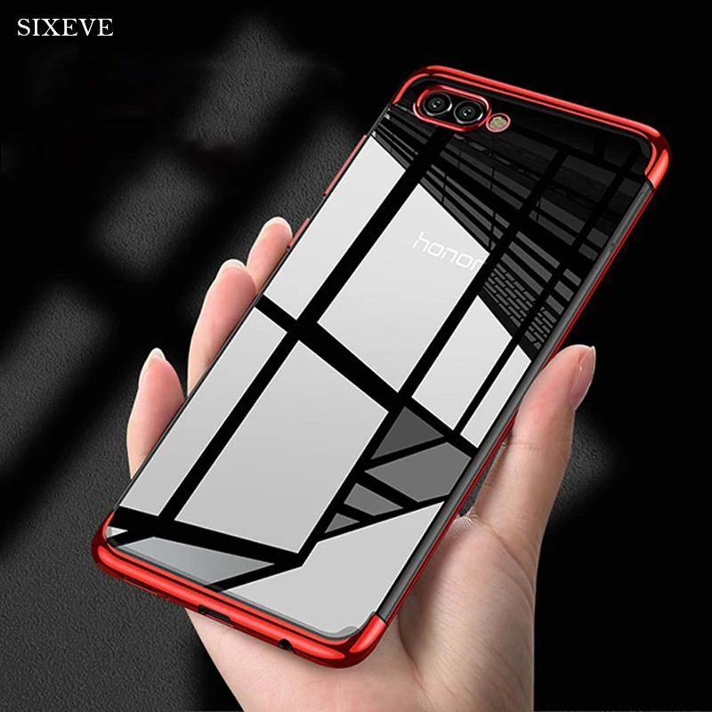 

Luxury Soft Silicon Plating Phone Case For Huawei honor 8 9 10 20 Lite Pro V10 V9 Play Enjoy 8 Y6 Y7 Prime Y9 2018 P Smart Cover