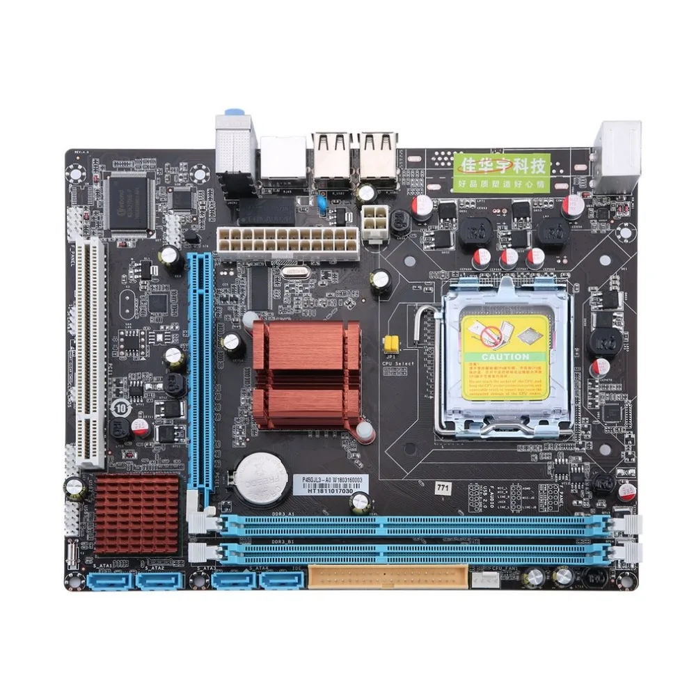 

P45 Desktop Motherboard Mainboard Socket LGA 771/775 2 DDR3 8GB Dual Board Support L5420 Computer Gigabit Ethernet Mainboard