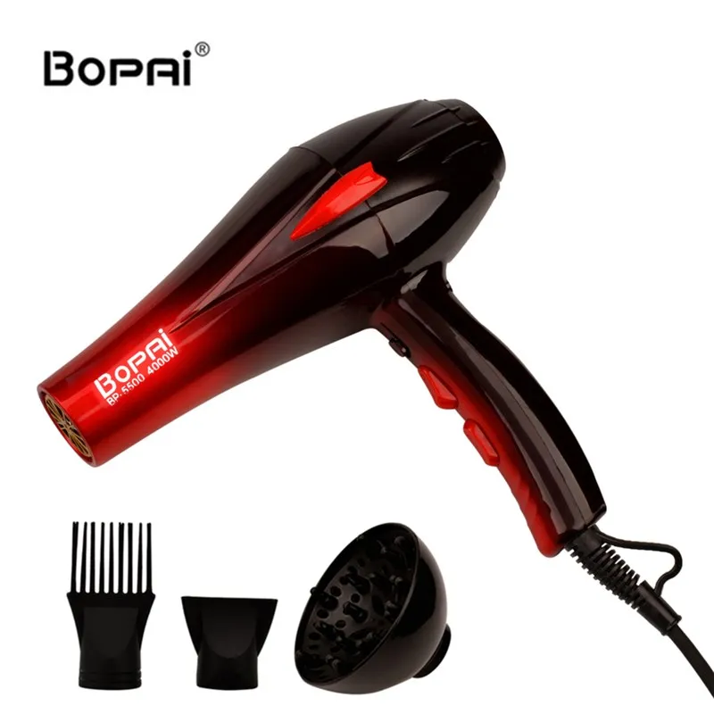 

Professional Hair Dryer 4000W Powerful Blow Dryer Fast Styling Tools Salon Diffuser Hairdryer Hot/Cold Wind 220-240V EU Plug 35
