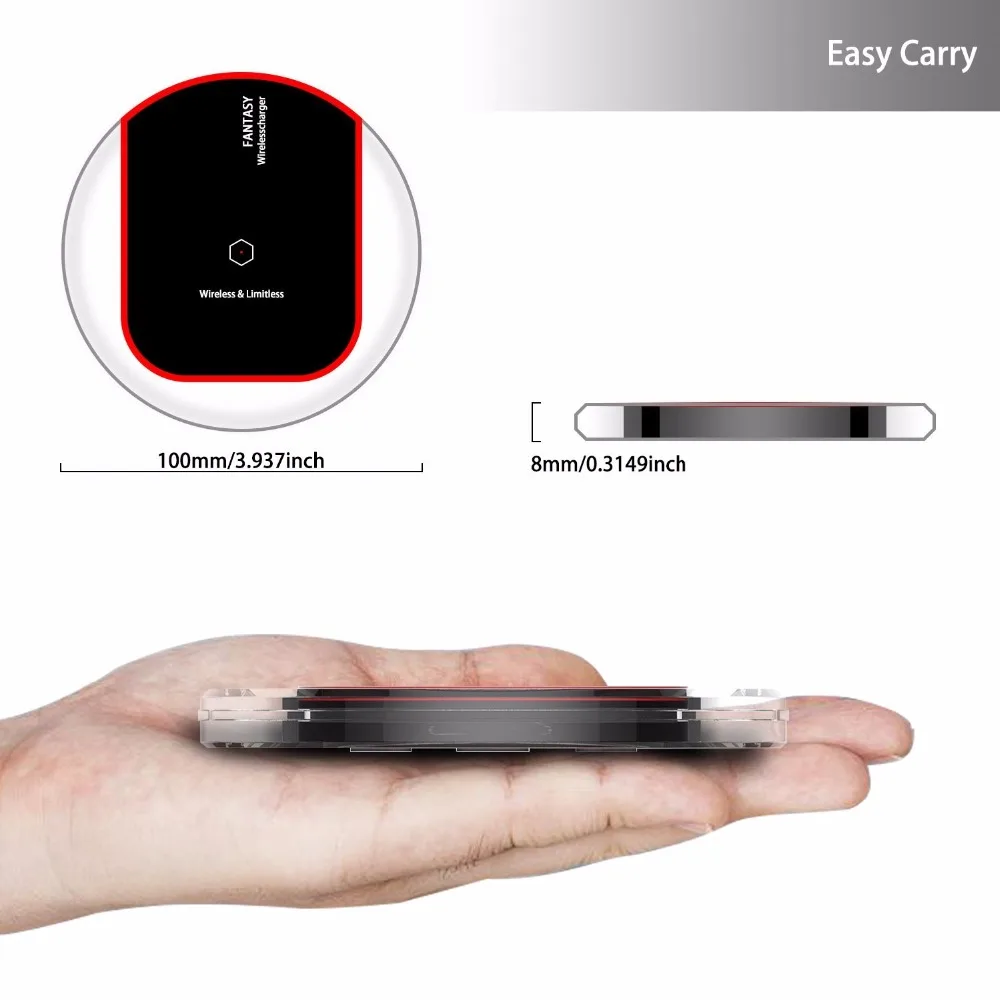 Suntaiho QI Wireless Charger for IPhone X/8 Samsung S7/S8/S6 S6 Edge Plus/Note 5 Edge Nexus5 Xiaomi mi9 USB Charger Pad Suntaiho QI Wireless Charger for IPhone X/8 Samsung S7/S8/S6 S6 Edge Plus/Note 5 Edge Nexus5 Xiaomi mi9 USB Charger Pad