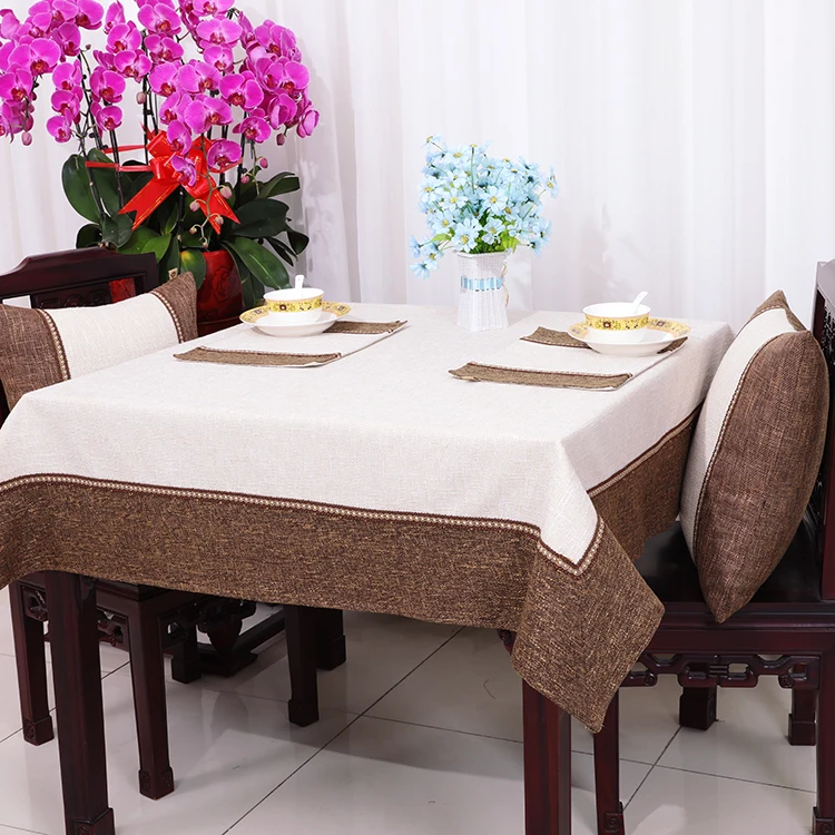 خمر عادي خليط سماط طاولة طعام واقية الحصير الراقية القهوة مفرش طاولة الفاخرة القطن الكتان الجدول غطاء