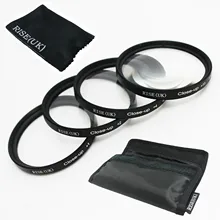 RISE(UK) 72MM Close Up +1+2+4+10 Macro Lens set for Canon SONY NIKON all Camera + Cleaning cloth free