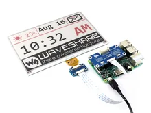 7.5inch e-Paper HAT (B) 640×384 E-ink Display Module Three-color SPI interface with examples for Raspberry Pi/Arduino/STM32