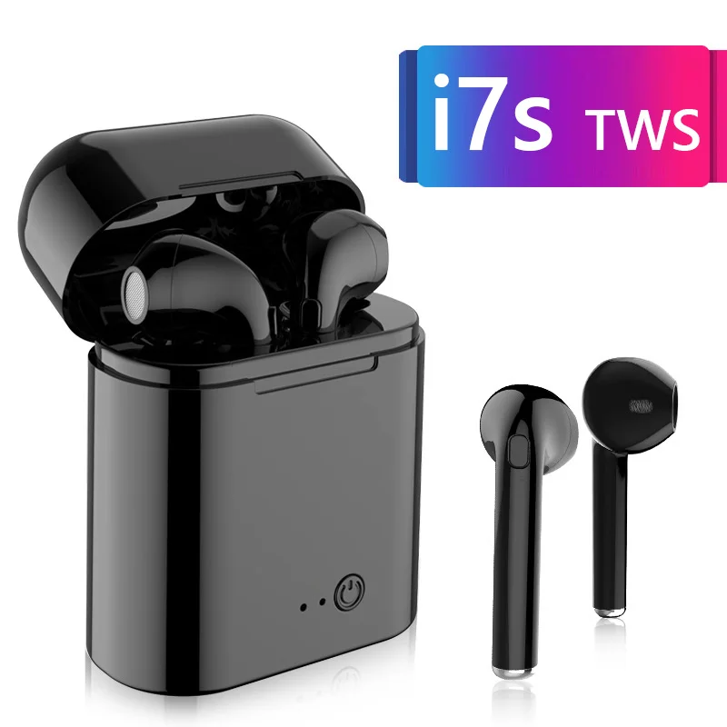 

Sports Wireless Bluetooth 5.0 Earphones i7 i7s TWS Earbuds Headset With Mic For Samsung Xiaomi Redmi And Huawei LG iphone 6 7 8