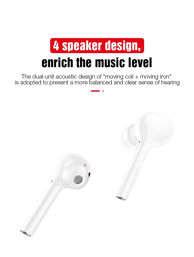 Мини СПЦ Bluetooth наушники V5.0 Беспроводной наушники вкладыши Touch Управление Спорт гарнитура с зарядки окно для смартфонов