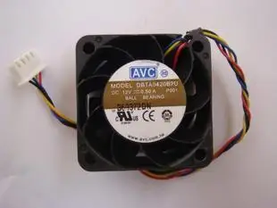 

For Avc 4020 12v 0.50a dbta0420b2u 4 wire 4cm fan
