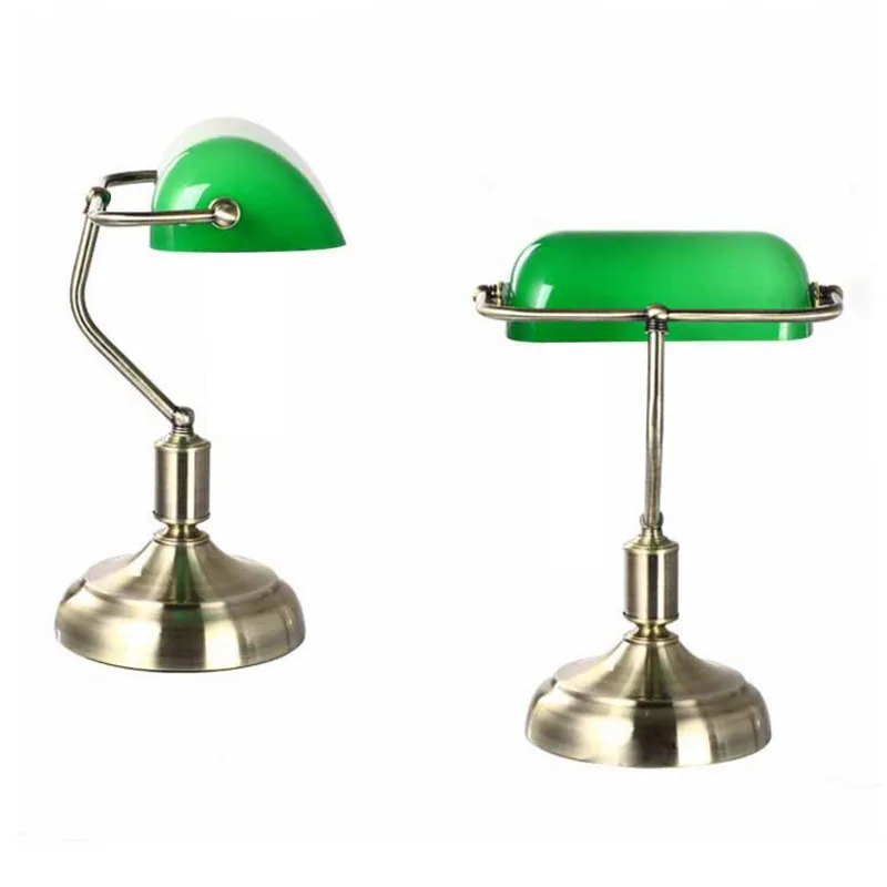 Traditional Antique Green Bankers Table Office Desk Lamp Lounge Light 110V 220V 230V Traditional Antique Green Bankers Table Office Desk Lamp Lounge Light 110V 220V 230V