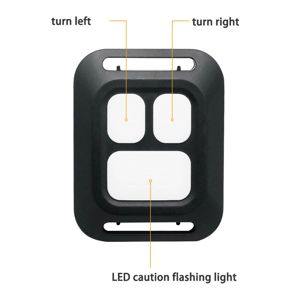 Sale Bicycle USB LED Indicator Rear Tail Light Bike Turn Signal Light with Wireless Remote YA88 3