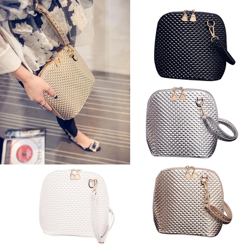 

2019 New Crossbody Shoulder Women Messenger Bags Paint Bright Surface Scale Pattern Wave Styling Bags Women's Handbag LBY